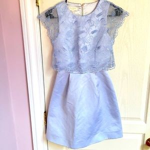 TED BAKER🔥 Satin Blue dress